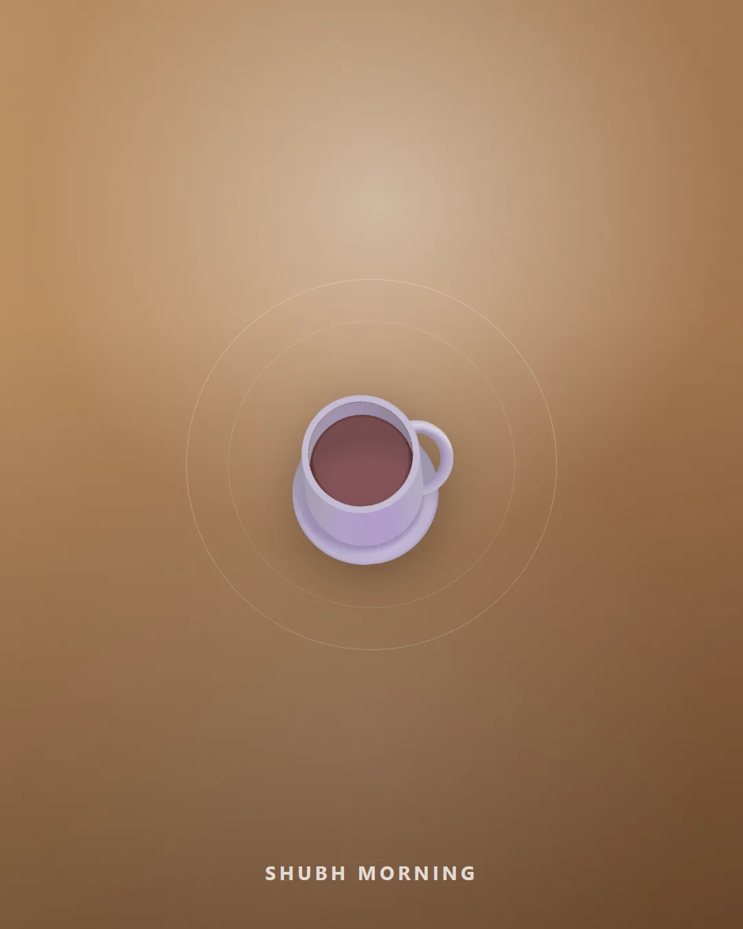 Good Morning Coffee Images with the message Beautiful morning