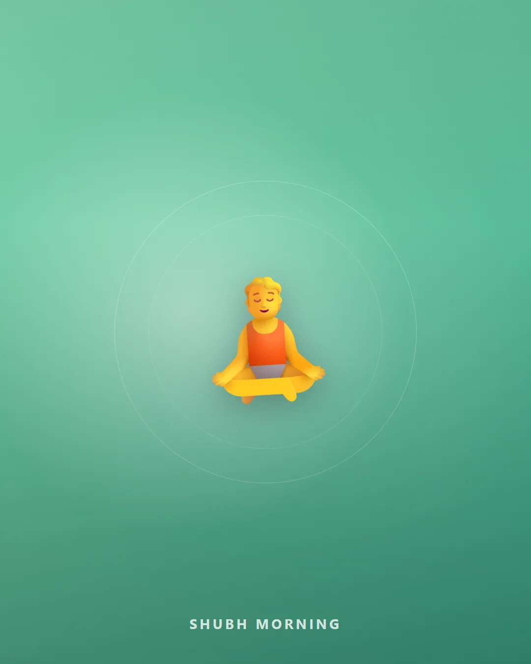 Good Morning Yoga Images with the message Rise & shine