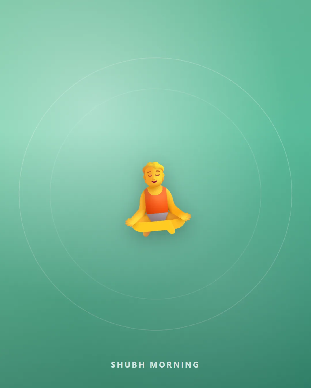 Good Morning Yoga Images with the message God bless you