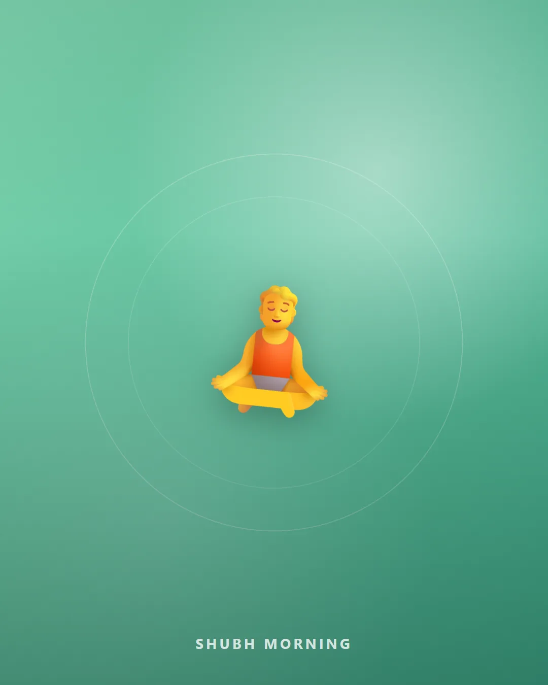 Good Morning Yoga Images with the message Have a blessed day