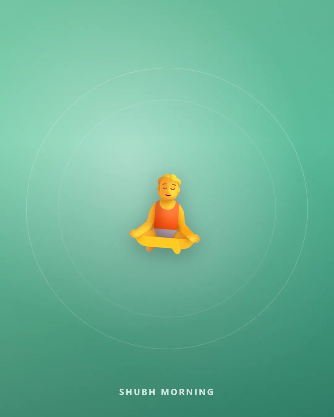 Good Morning Yoga Images with the message Wishing you joy