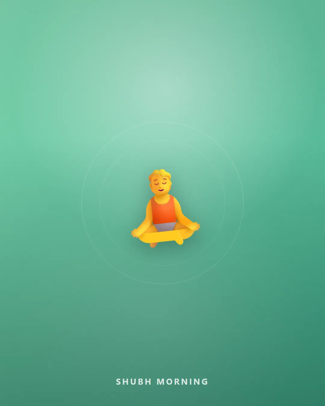 Good Morning Yoga Images with the message Beautiful morning